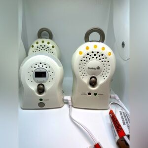 Safety 1st‎ Crystal Clear Audio Baby Monitor Bundle 1-MO069T & 2-MO069R Tested